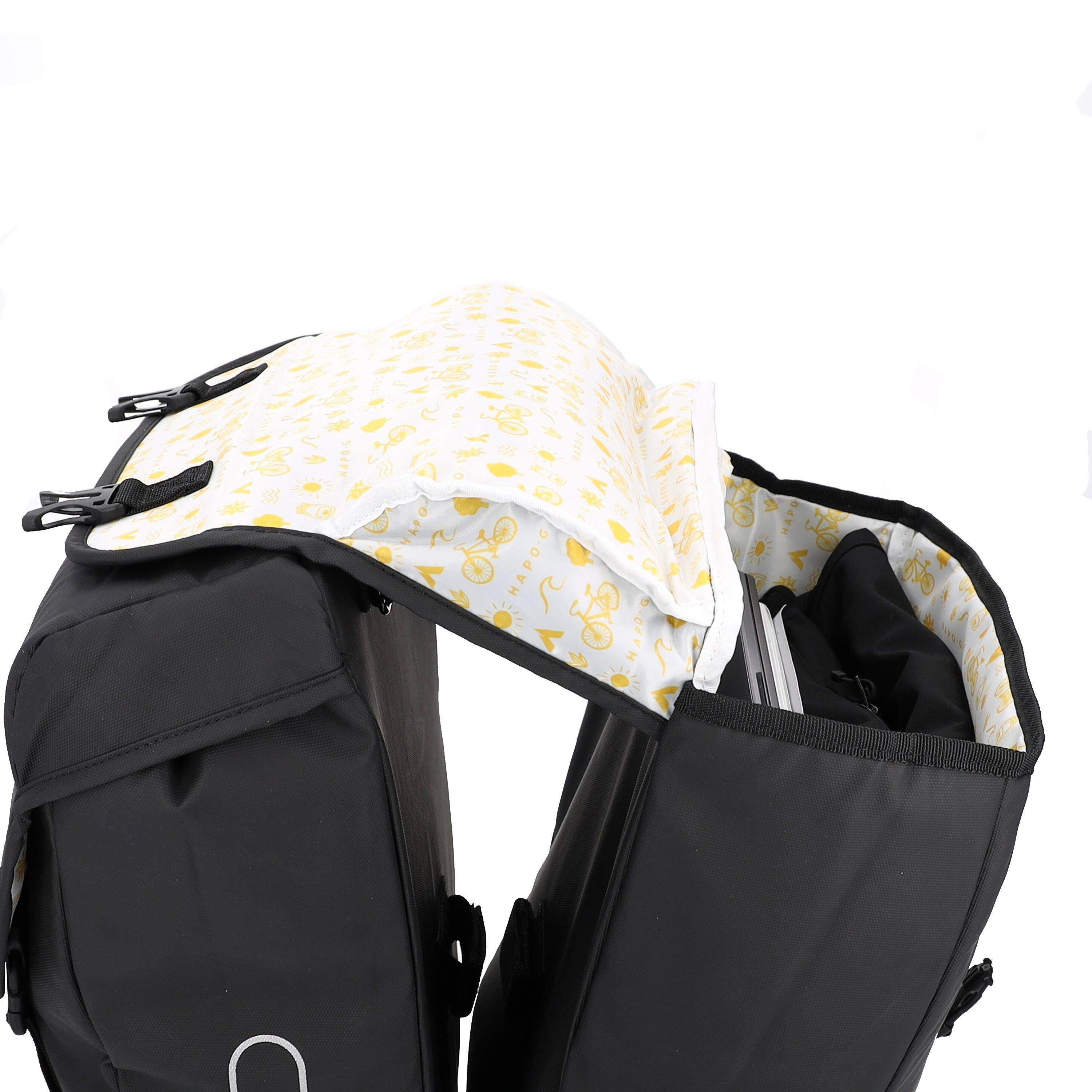 27L NERO borsa impermeabile doppia portabici 6/7