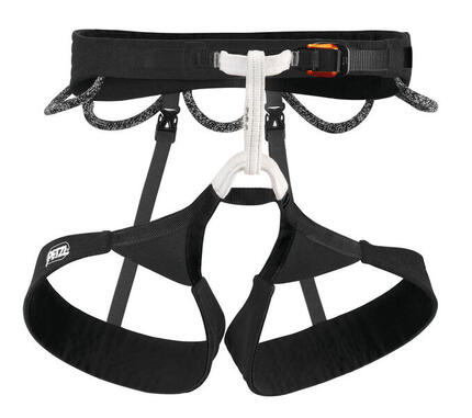 Harnais d'escalade Petzl Hirundos M noir slim léger 4 porte-matériel renforcé