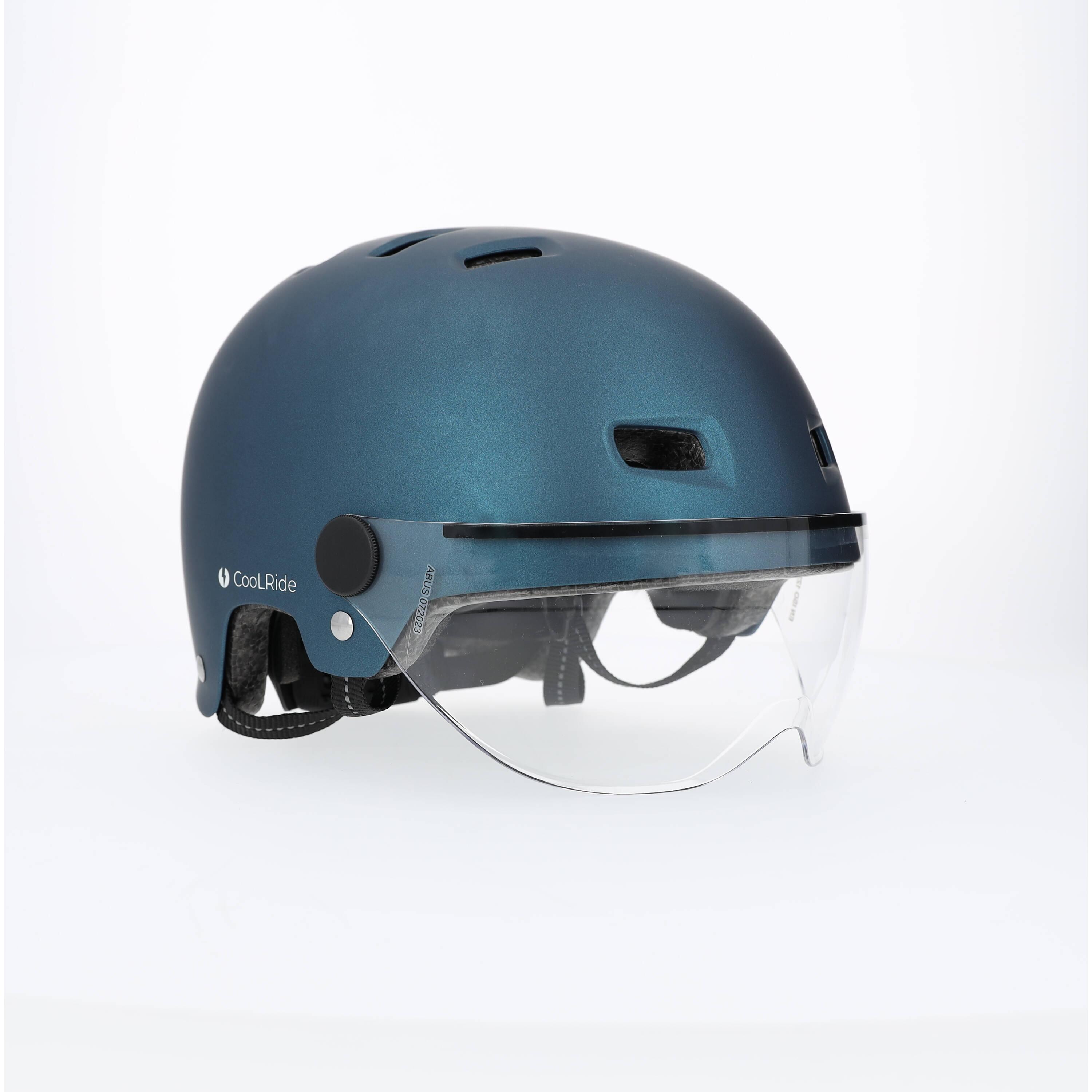 Casque velo adulte 53 59 cm avec visere integree COOLRIDE Decathlon
