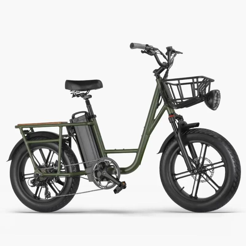 Bicicleta Elétrica Fiido T1 Pro - 750W - Verde