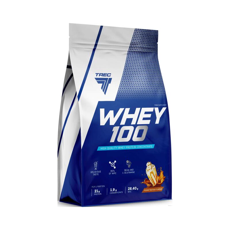 Trec Nutrition Whey 100 900g / Peanut butter
