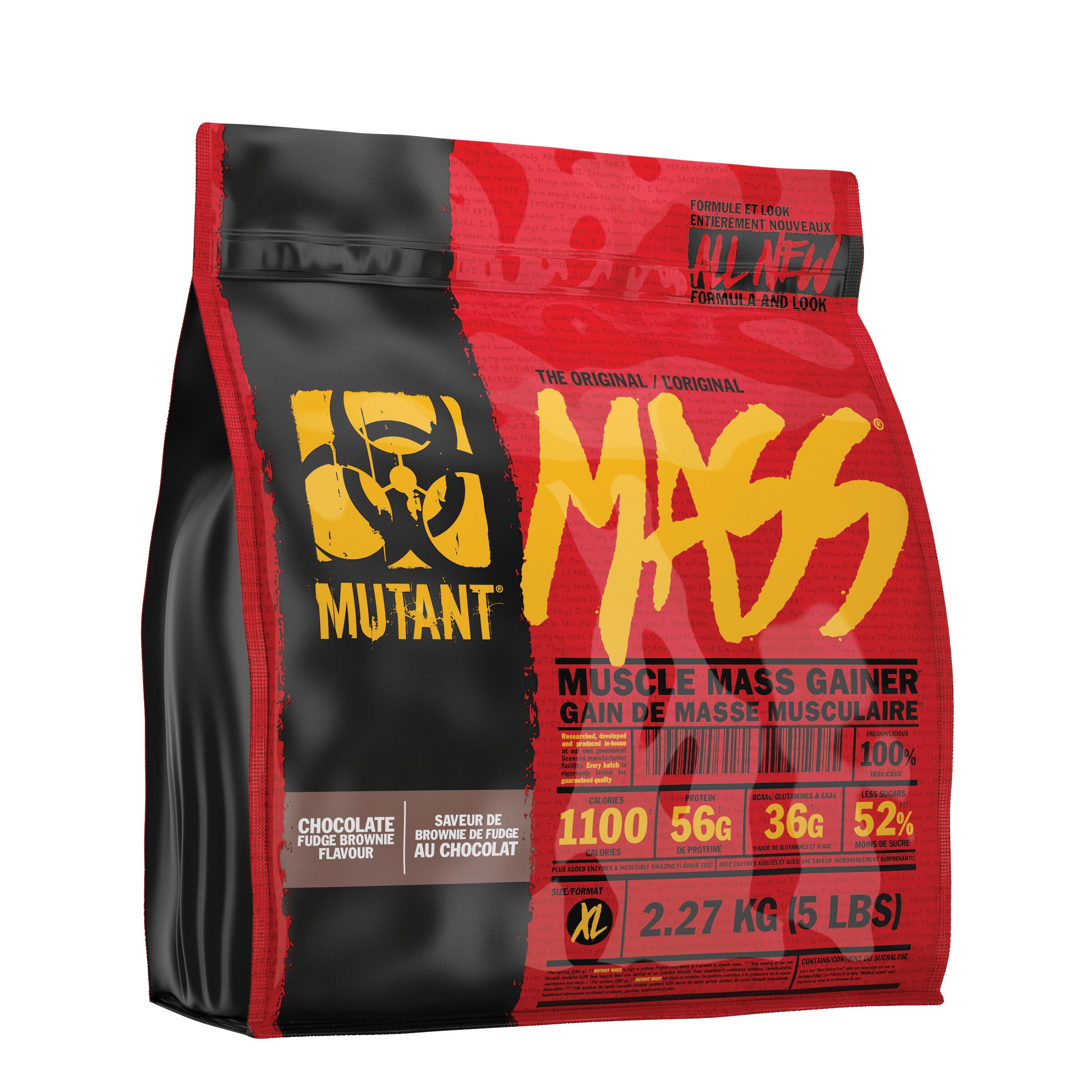Mutant Mutant Mass (2270g) Chocolate Fudge Brownie - Aumento di peso 4/4