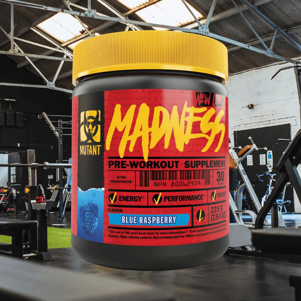 Mutant Mutant Madness (30 serv) Blue Raspberry - Pré-entraînement 2/5