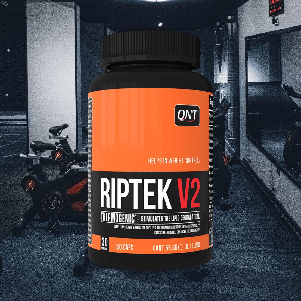 QNT Riptek V2 Thermogenic Brûleur de Graisse - 120 Capsules 4/4