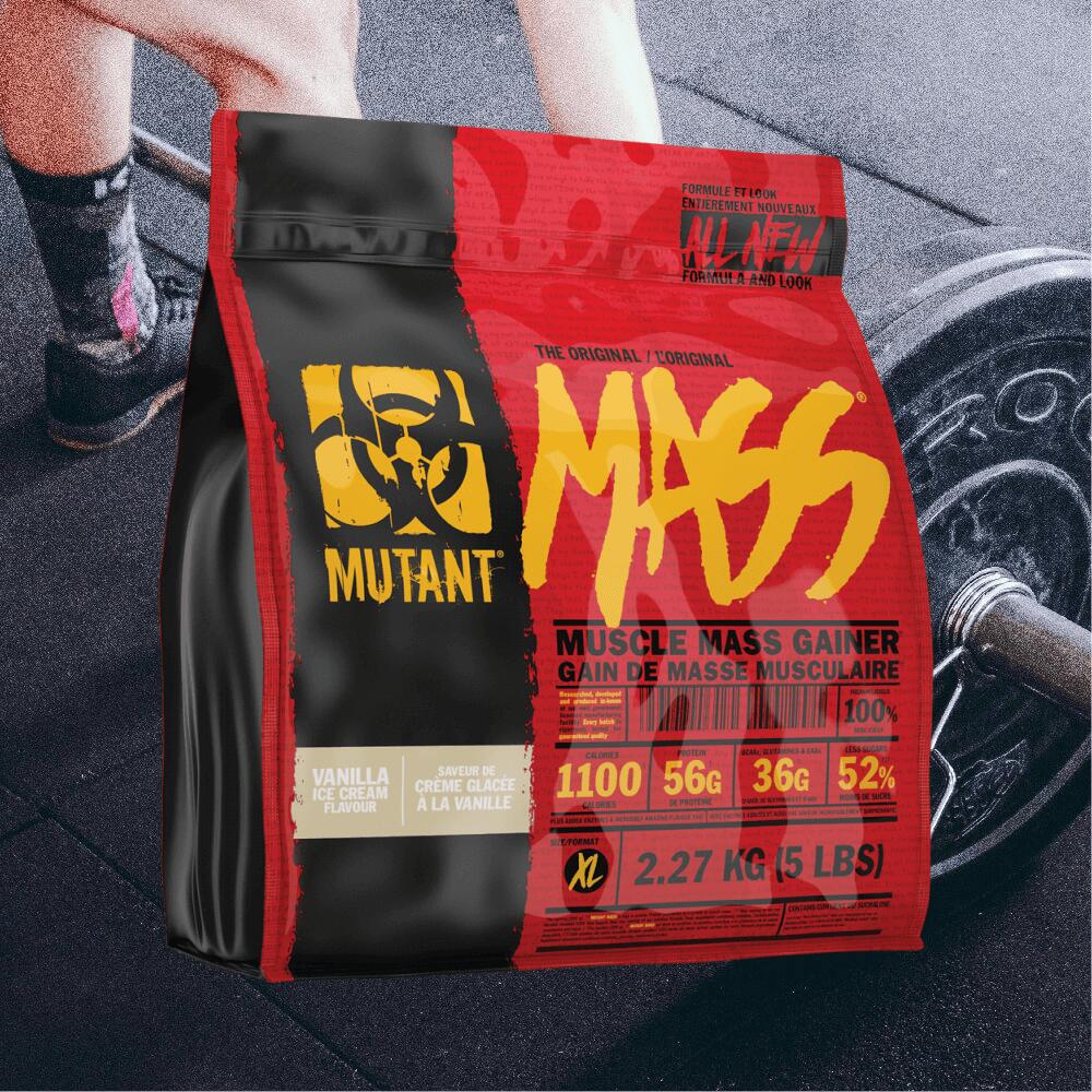 Mutant Mutant Mass (2270g) Vanilla Ice Cream - Weight Gainer - Without Creatine 2/3