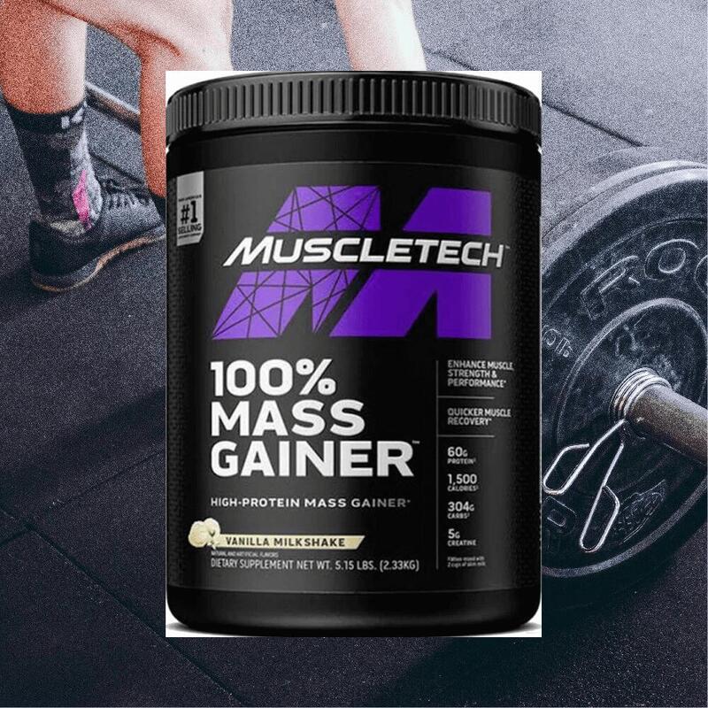 100% Mass Gainer - Milkshake Vanille 2330g