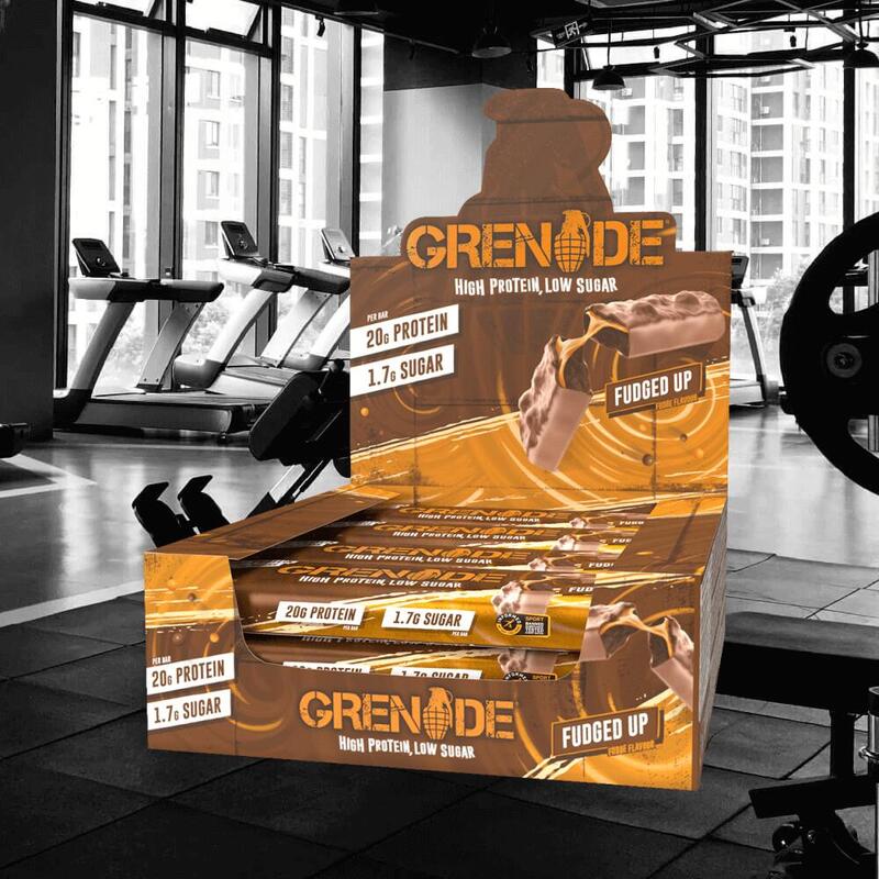 Grenade Protein Bars - Fudged up - 720 grammes (12 barres)