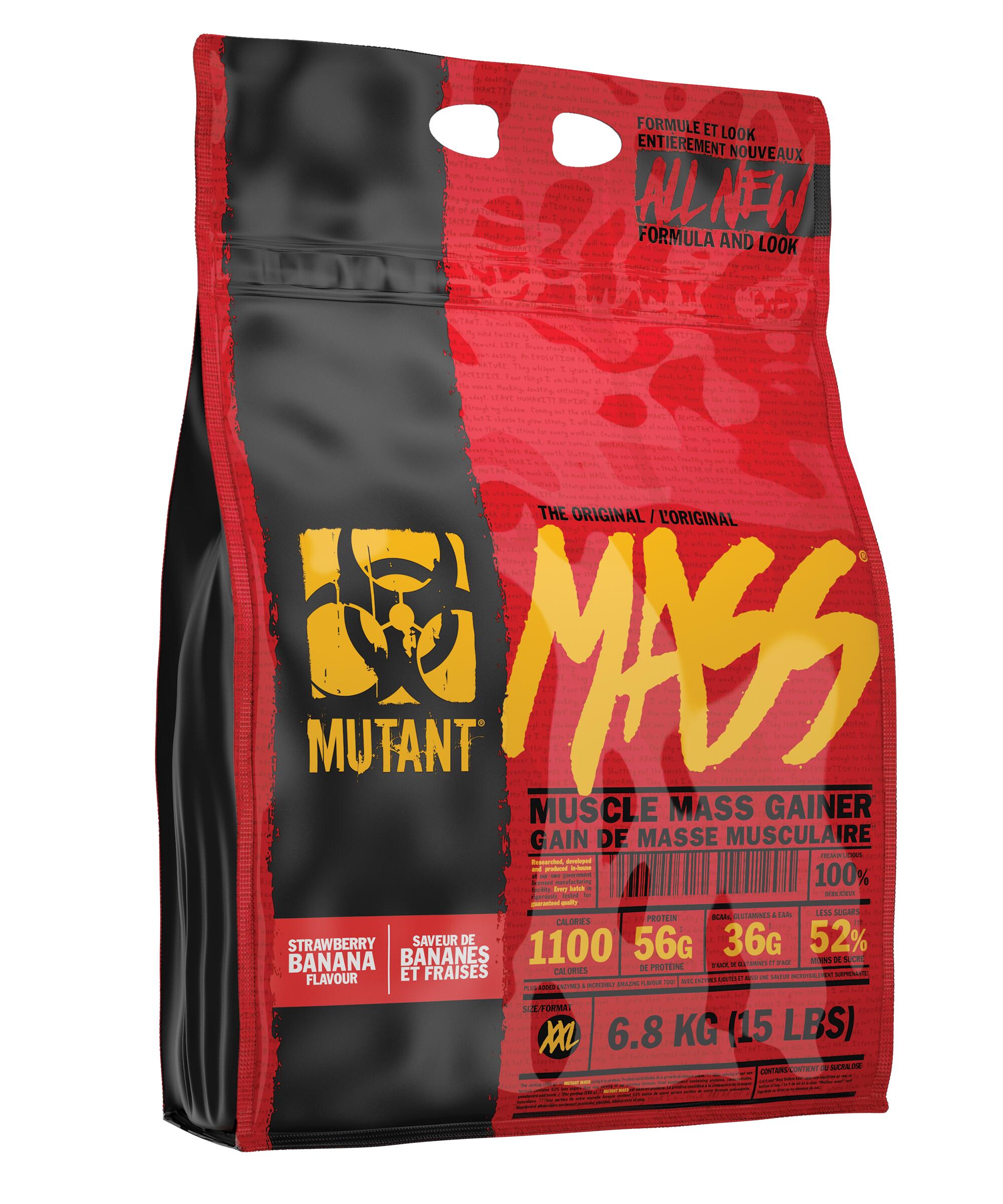 Mutant Mutant Mass (6800g) Strawberry Banana - Gewichtstoename - Zonder Creatine 4/6
