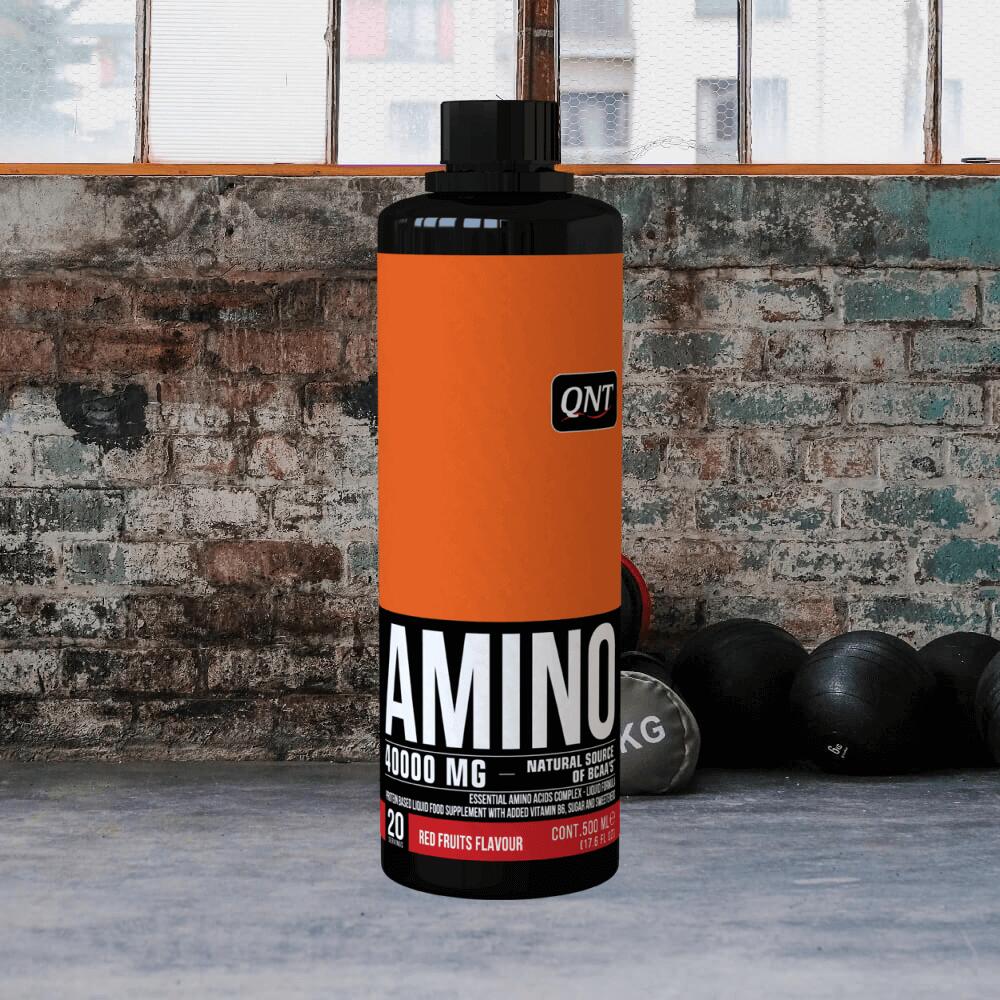 QNT Amino Liquid (500ml) Red Fruits - Aminoácidos - Mezcla de aminoácidos 2/3