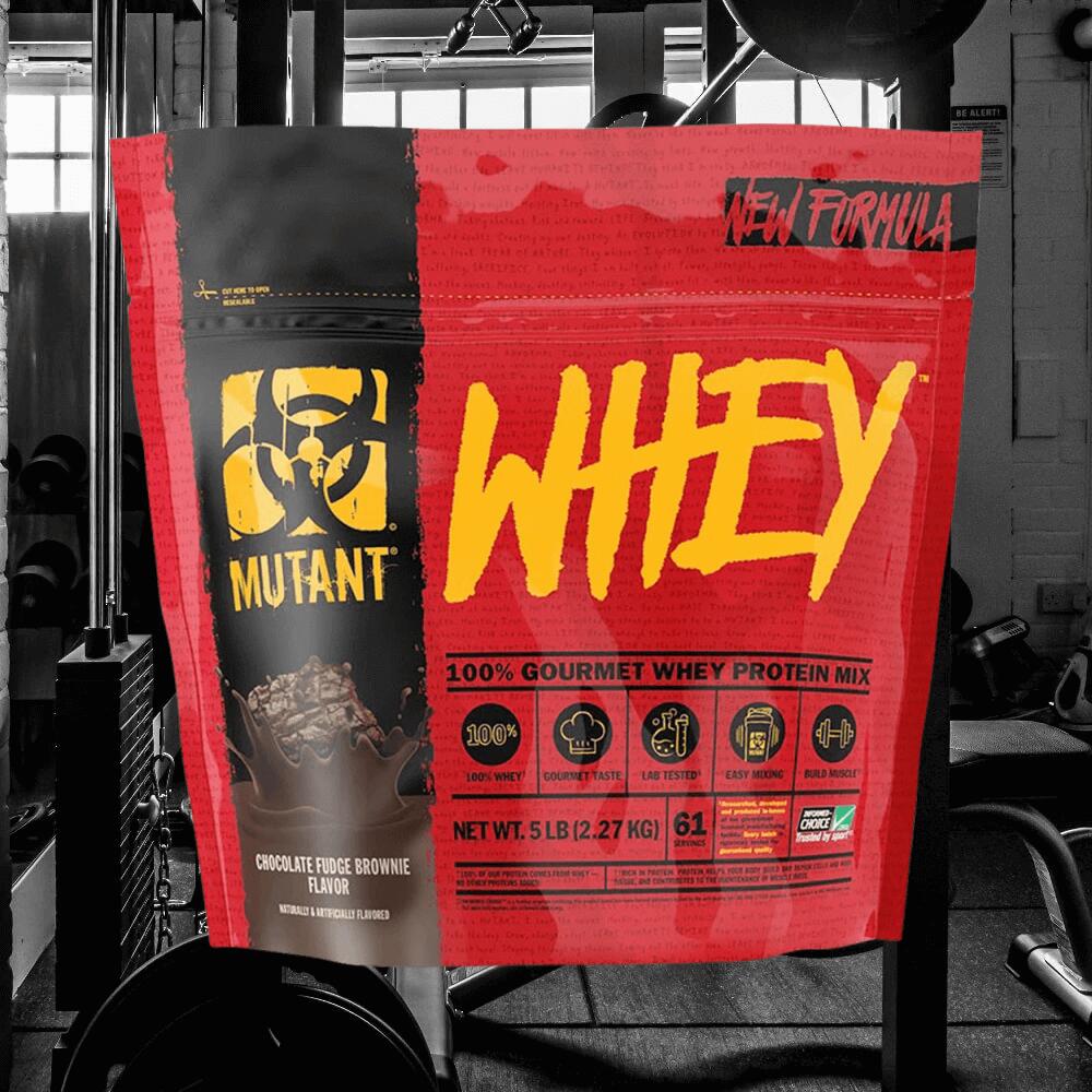 Mutant Mutant Whey (5lbs) Chocolate Fudge Brownie - Eiweiße 2/3