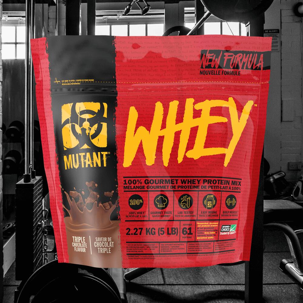 Mutant Mutant Whey (5lbs) Triple Chocolate - Protéines 2/3