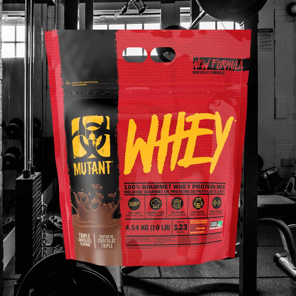 Mutant Mutant Whey (10lbs) Triple Chocolate - Eiweiße - Molkenprotein-Mischung 2/3