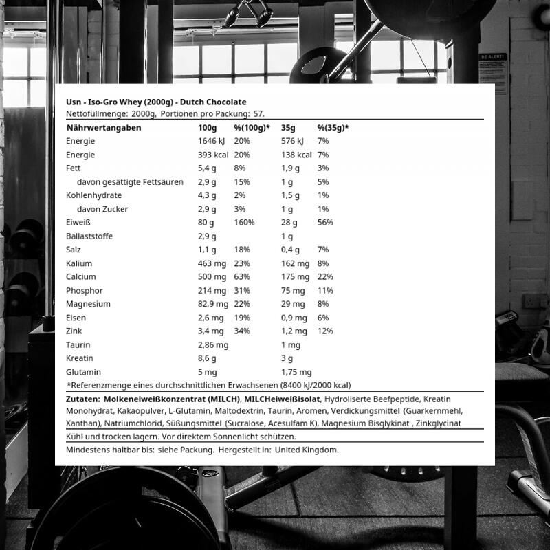 Whey Complex | Iso-gro Whey (2kg) | Chocolat