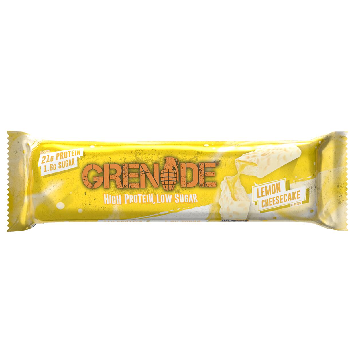 Grenade Protein Bar (12x60g) Lemon Cheesecake - Riegel - Protein-Riegel 4/4