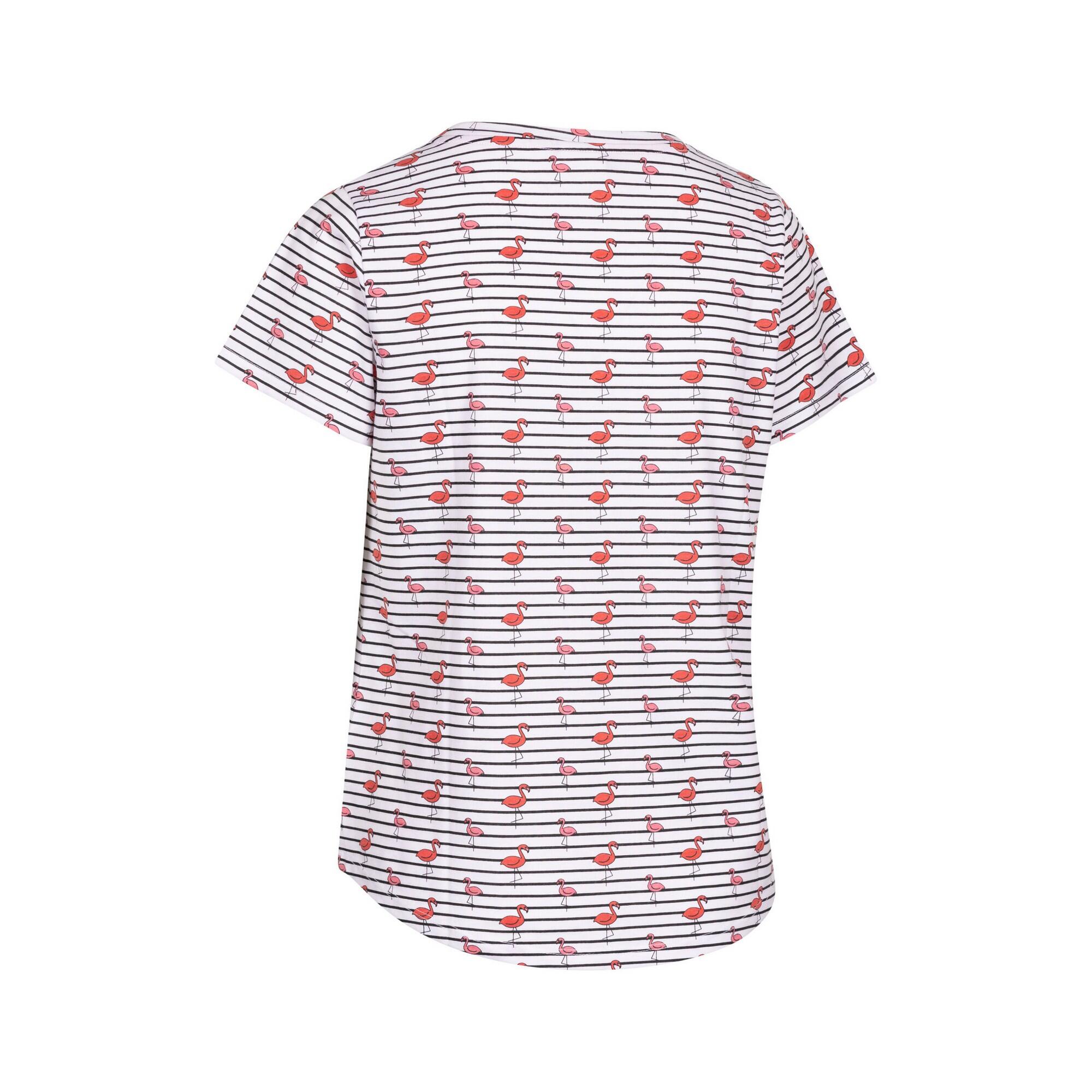 Top Casual Fenicottero Donna Trespass Cara Bianco 2/3