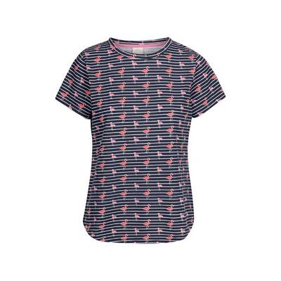 Dames cara flamingo casual top (marine)