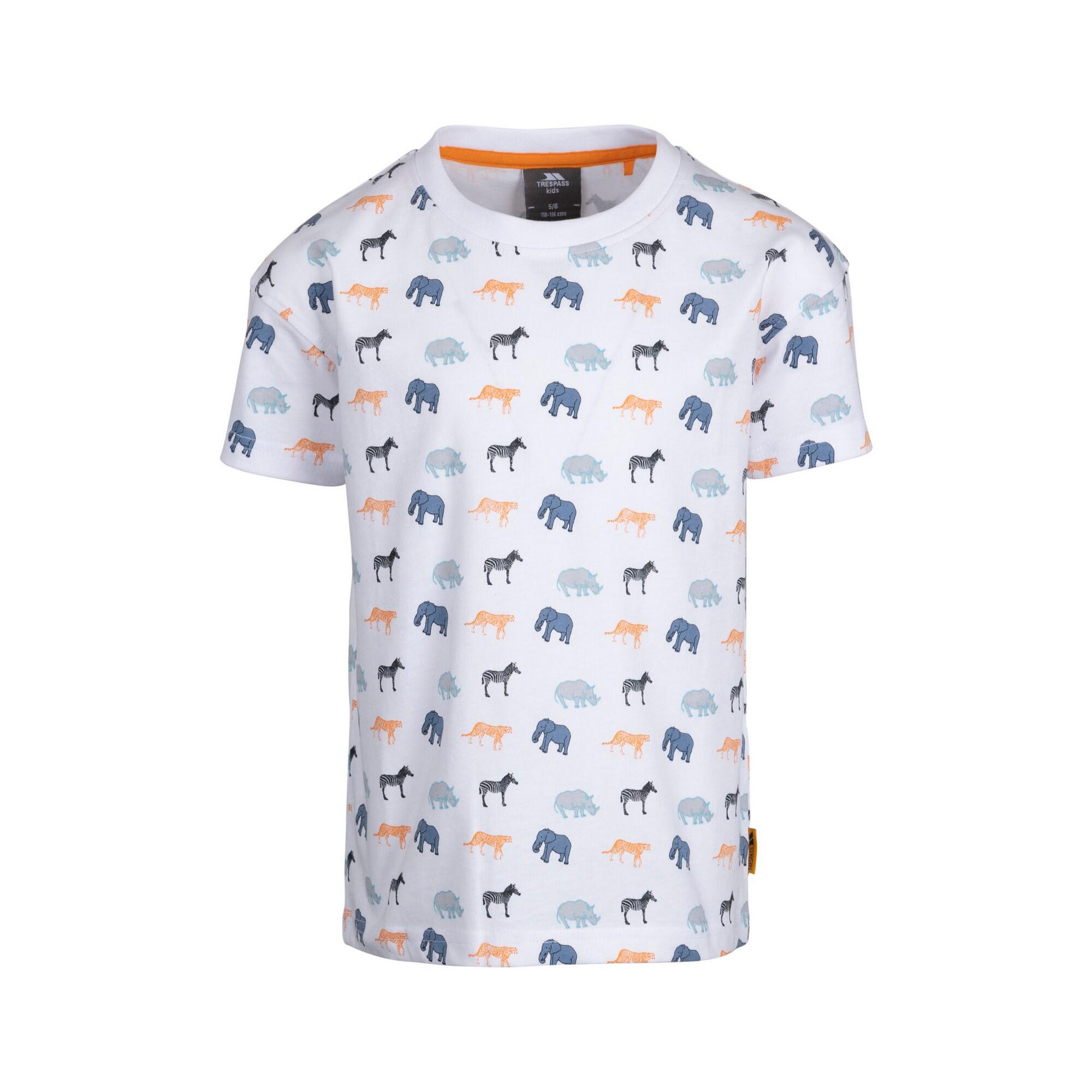 Tshirt SAFARY per bambini (bianco)