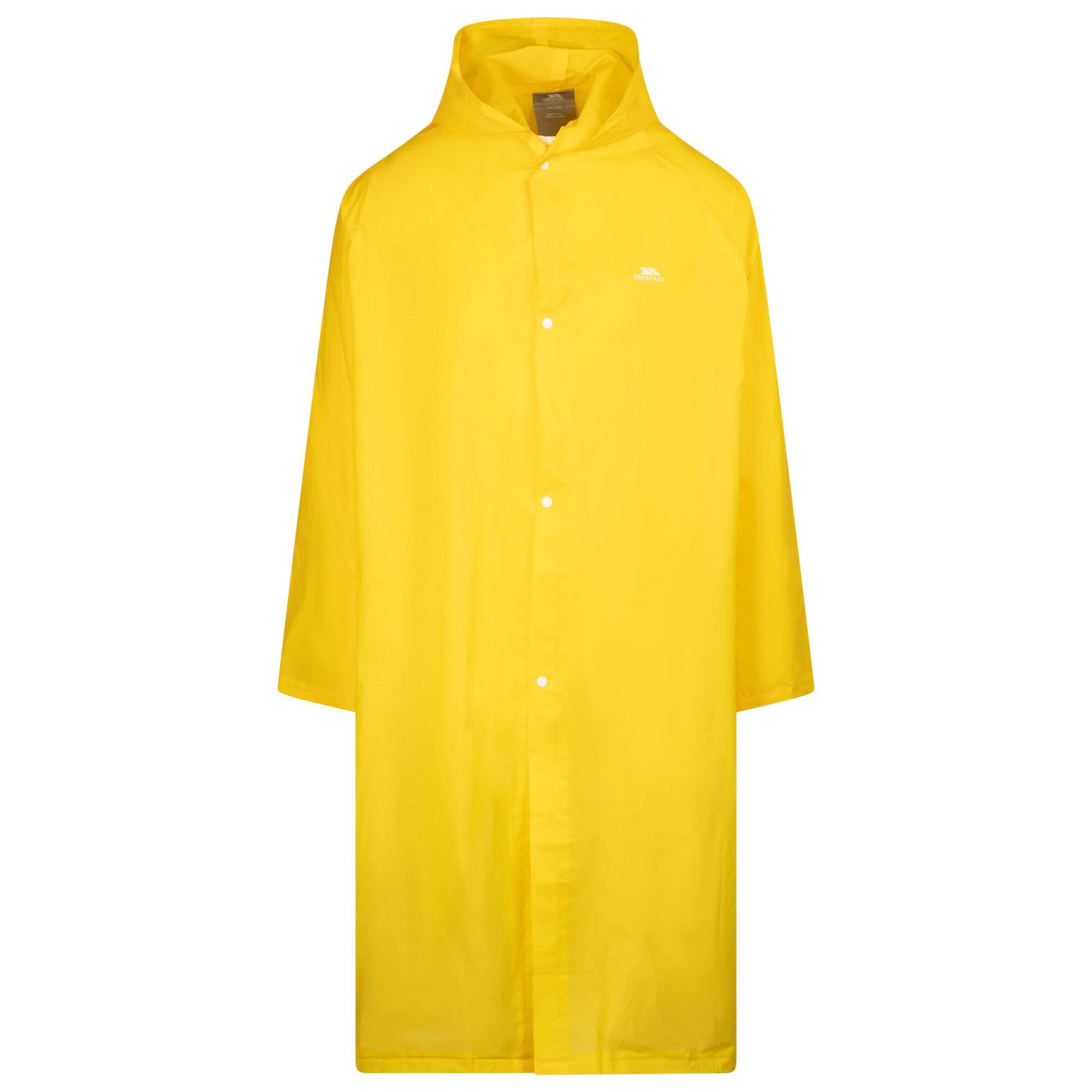 TRESPASS Uniseks It May Rain Packaway regenjas voor volwassenen (Geel)