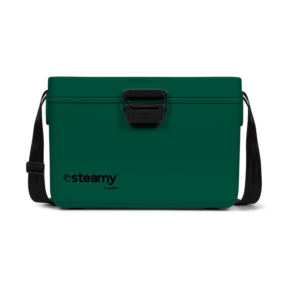 Steamy Classy 12 Geladeira rígida portátil, 12L, Verde