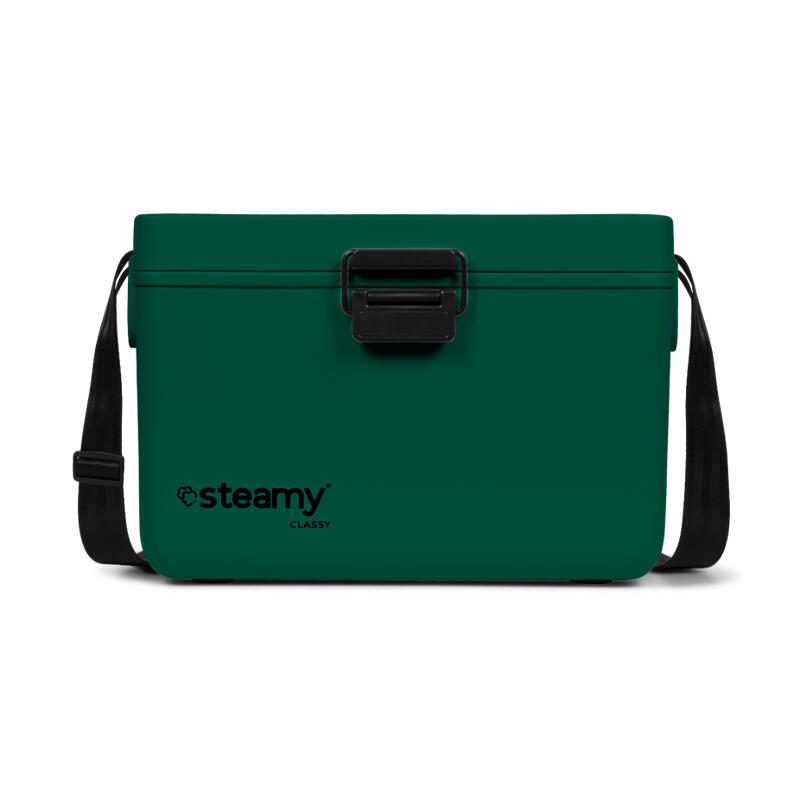 Steamy Classy 12 Glacière avec Bandoulière - Pine Green - 12 Litre