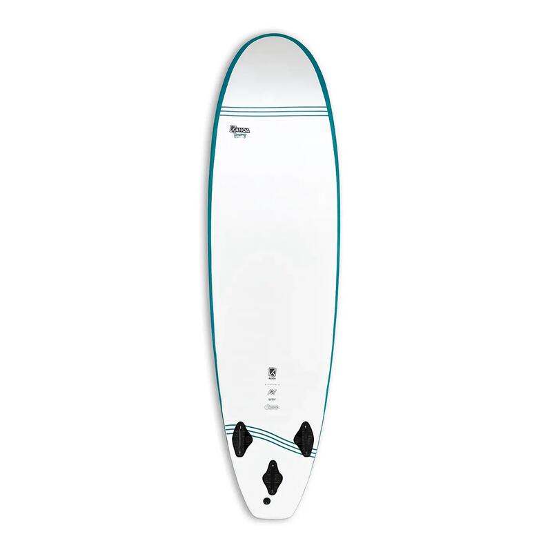 Foamy FUN X - FCS - 7'0 Mini Malibu Softboard für Einsteiger & Fortgeschrittene