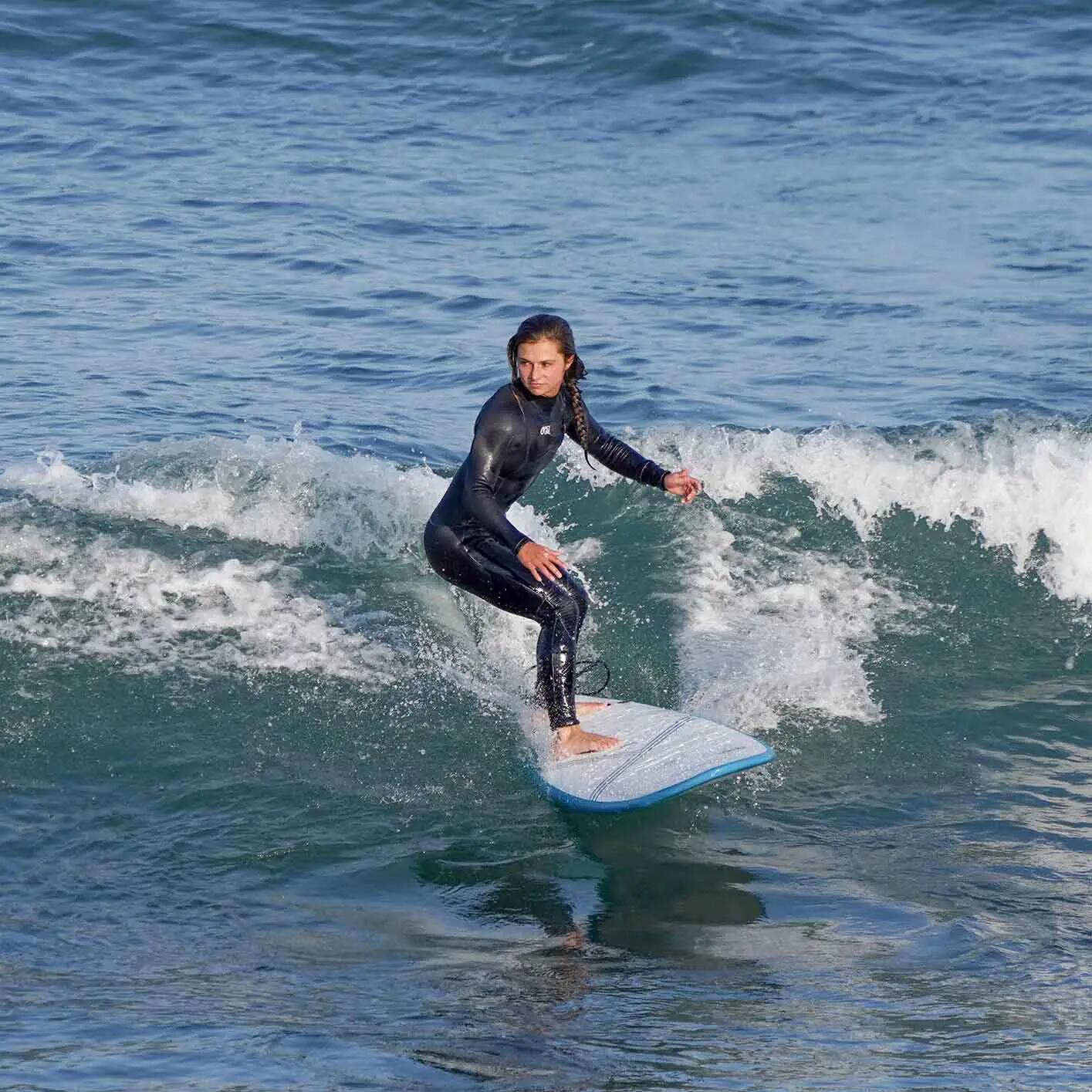 Foamy FUN X -FUTURES- 7'5 Mini Malibu Softboard für Anfänger & Fortgeschrittene 5/7