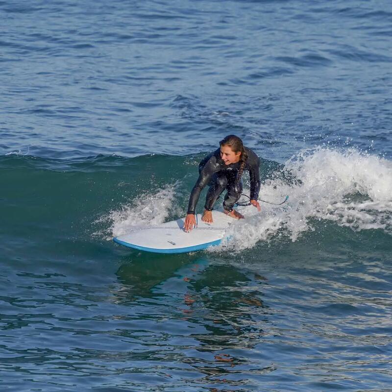 Foamy FUN X - FCS - 7'0 Mini Malibu pour les débutants et les intermédiaires