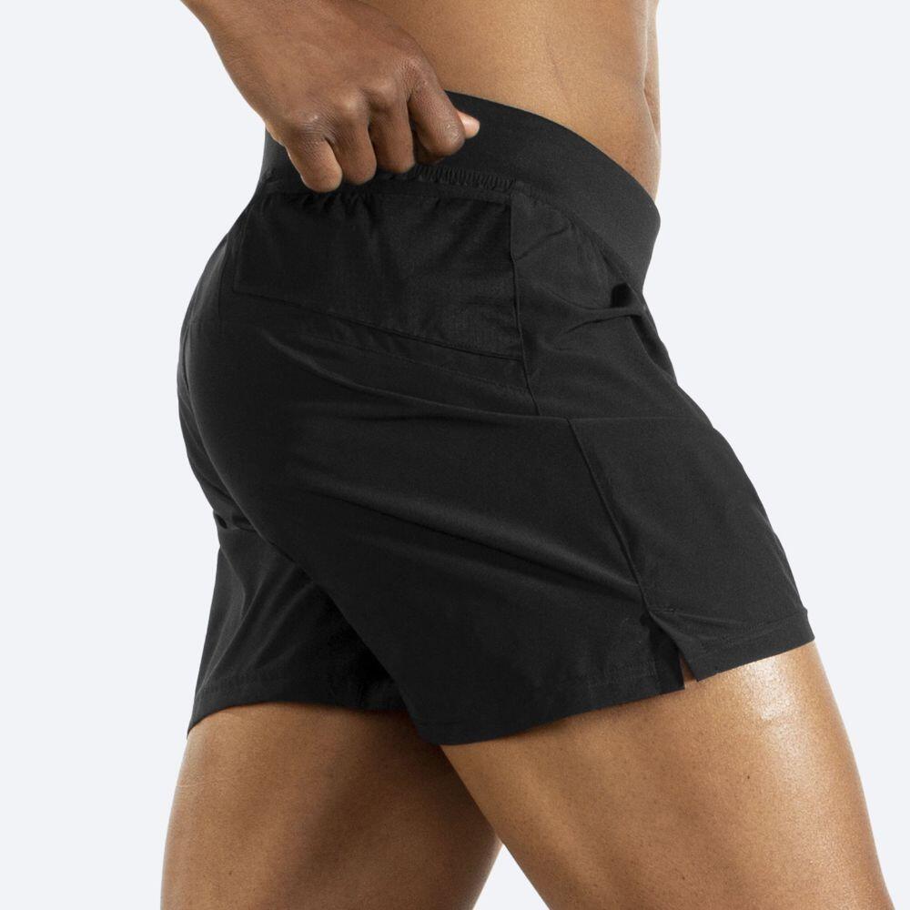 Short running Sherpa 5" hombre negro running Negro Brooks 2/3