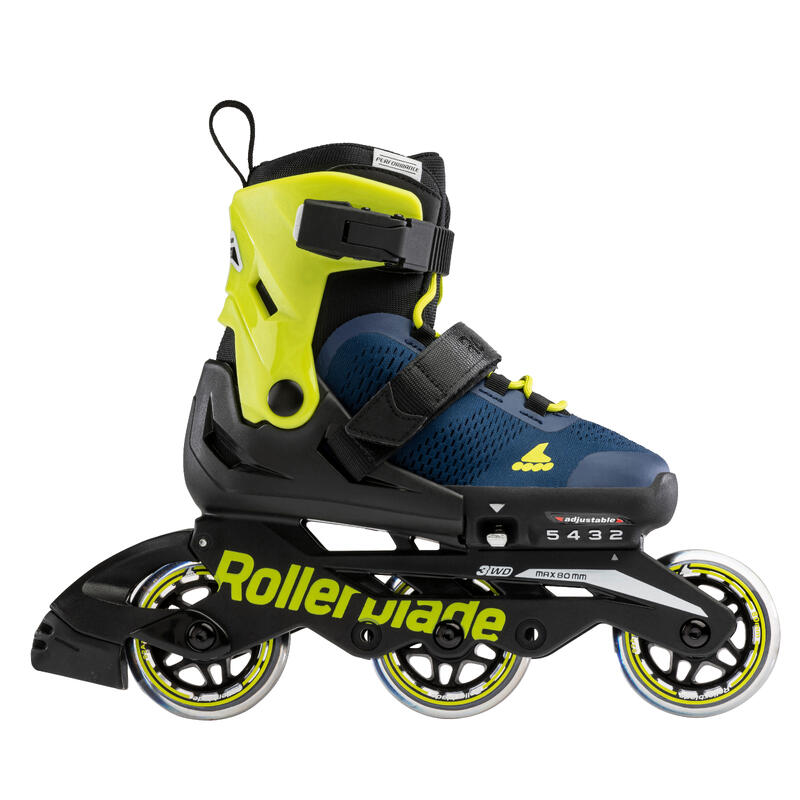 Second Life - Rolki dziecięce Rollerblade Microblade 3WD - Stan Dobry