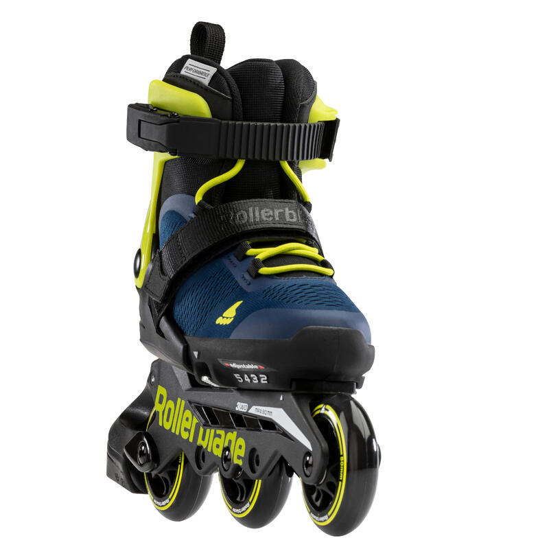 Second Life - Rolki dziecięce Rollerblade Microblade 3WD - Stan Dobry