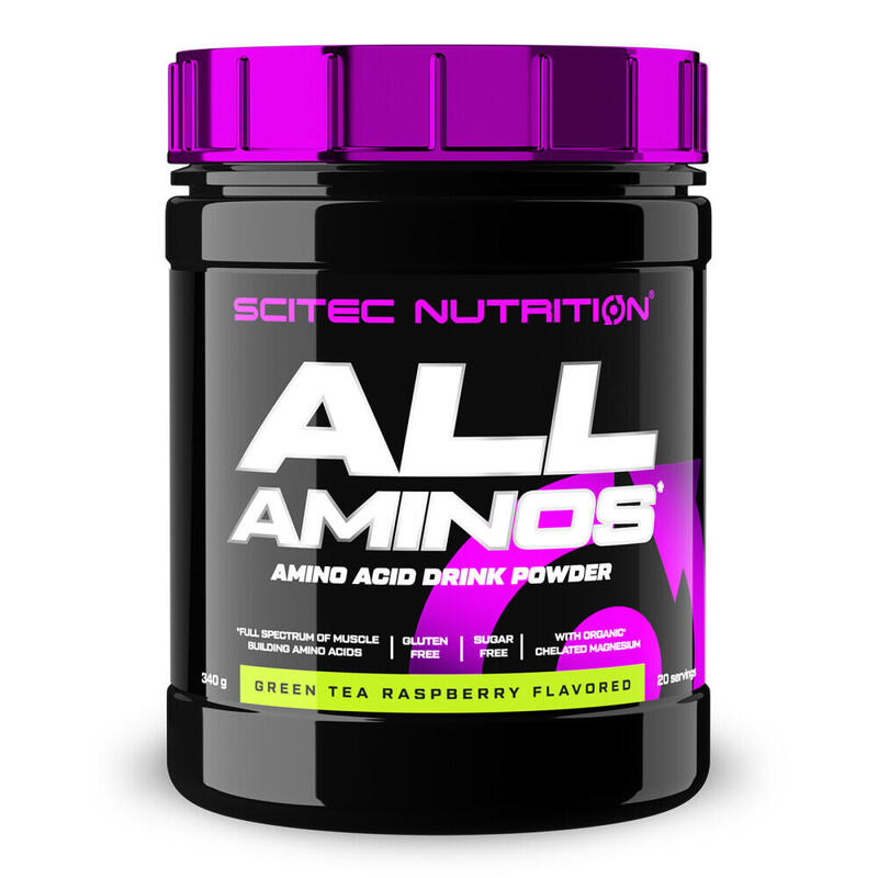 Aminoacidos All Aminos 340 Gr Té Verde - Frambuesa - Scitec Nutrition