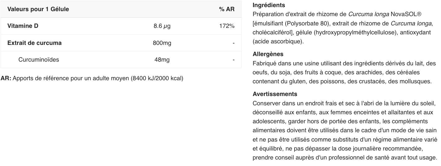 Curcuma - Liquid Curcuma - 30 Gélules 2/5