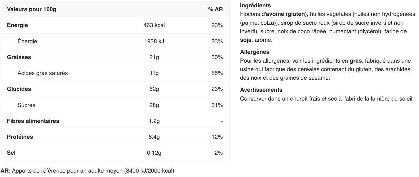 Barras Energéticas - Oat Bar (20x70g) - Coconut 2/4