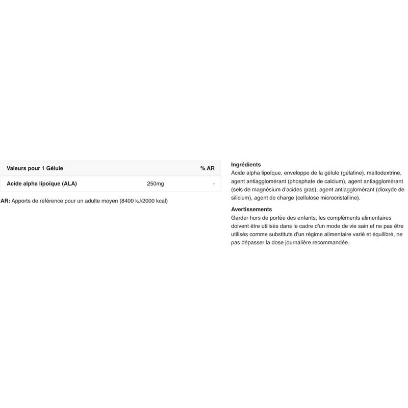 ALA - 50 Cápsulas (Ácido Alfa Lipóico) de Scitec Nutrition