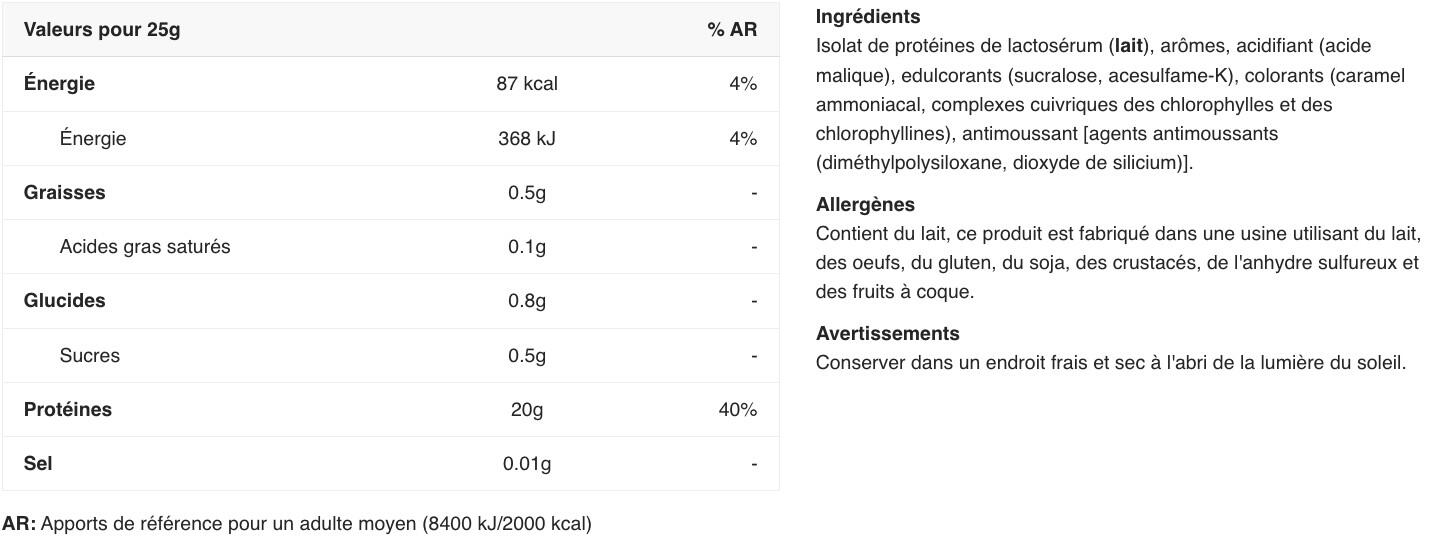 Heldere Wei - Iso Wei Helder (1.02 Kg) - Groene Thee & Kiwi 2/6