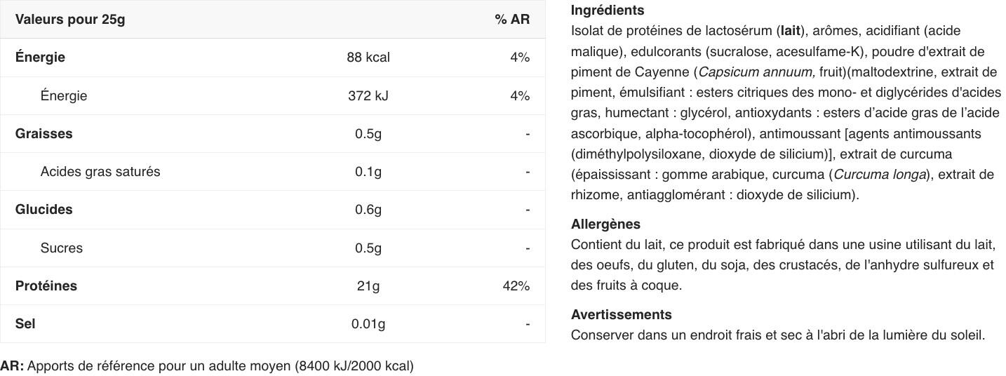 Clear whey - Iso Whey Clear - Mangue Pêche 1025g 2/6