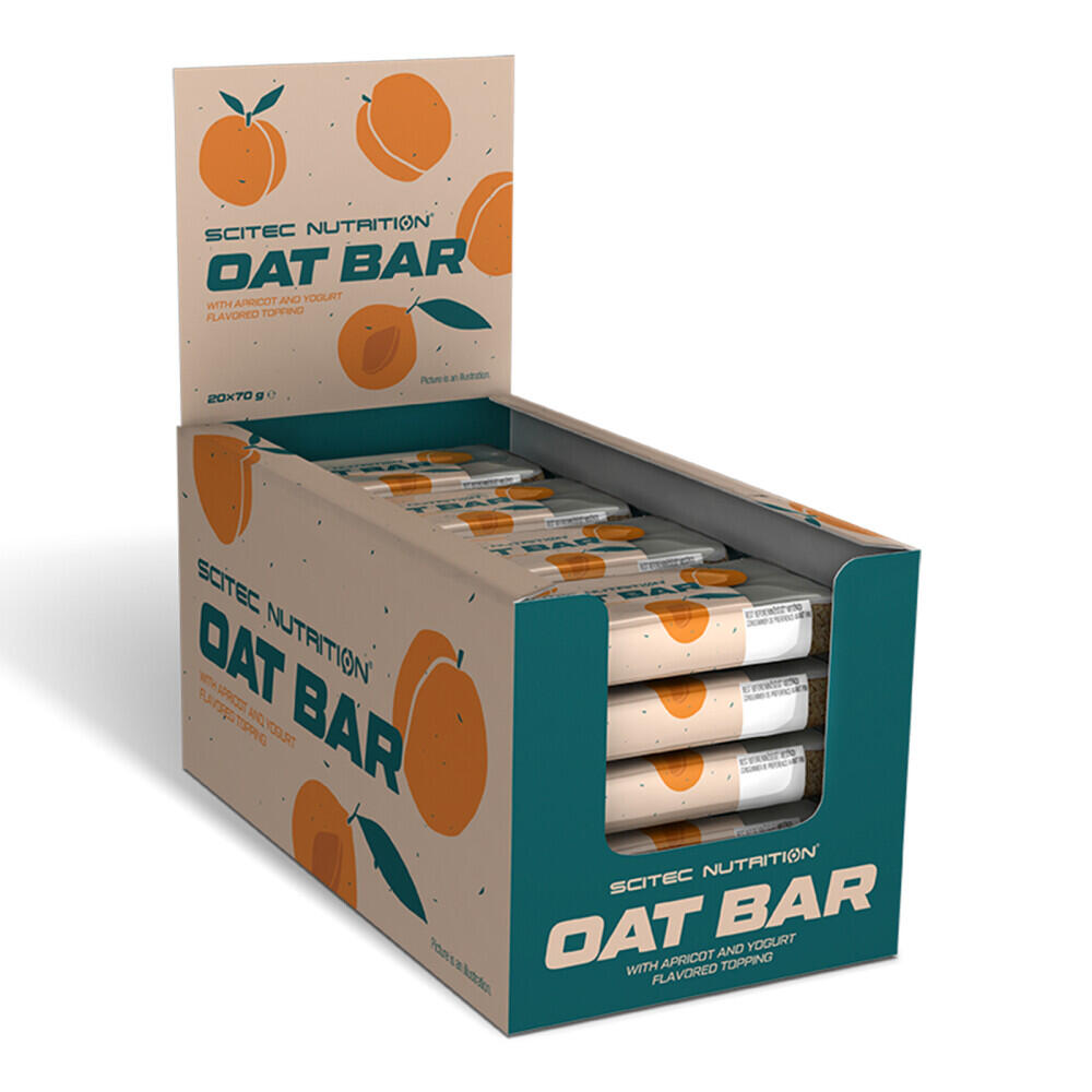 SCITEC NUTRITION Barrette energetiche - Oat Bar - Yogurt all'Albicocca