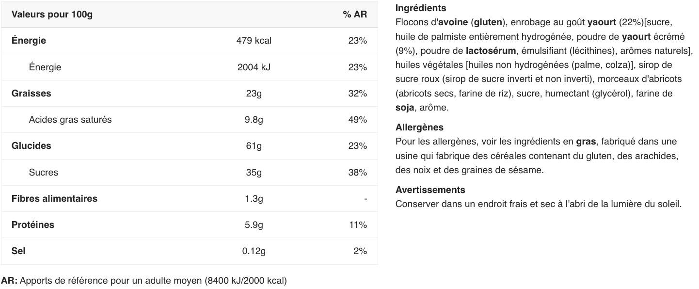 Barra de Aveia Barra de Aveia - 70g Alperce por Scitec Nutrition 2/4