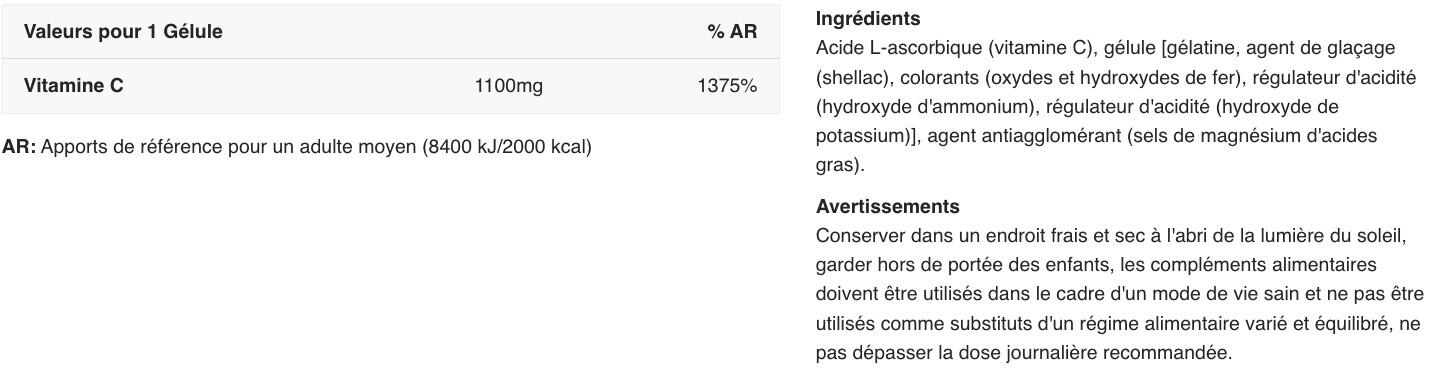 C1000 + Bioflavonoides - 100 caps de Scitec Nutrition 2/5