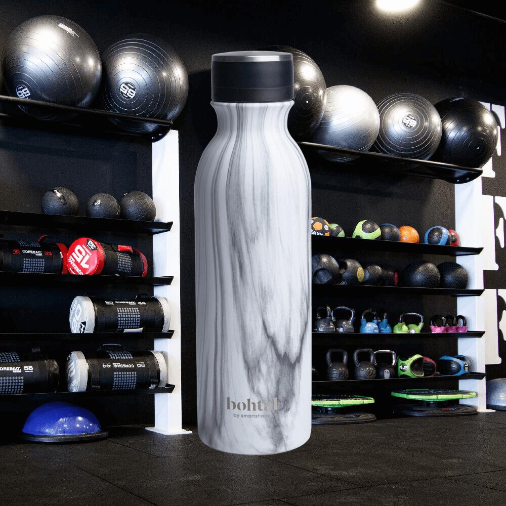 Smartshake Bohtal Insulated Flask - White Marble (600ml) White Marble 2/2