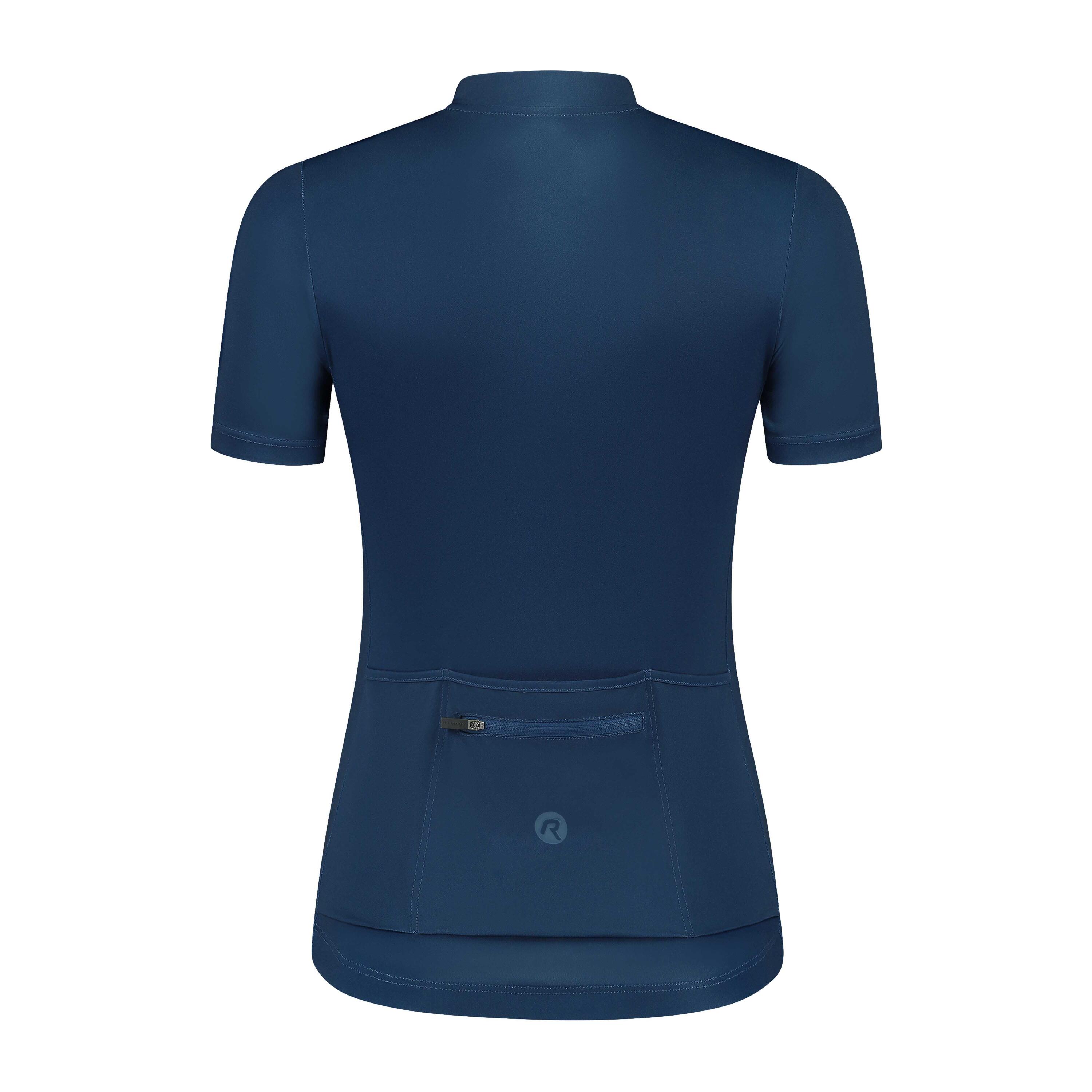 Women's Cycling Jersey Short Sleeve Comfort Fit Core Dark Blue 3/7