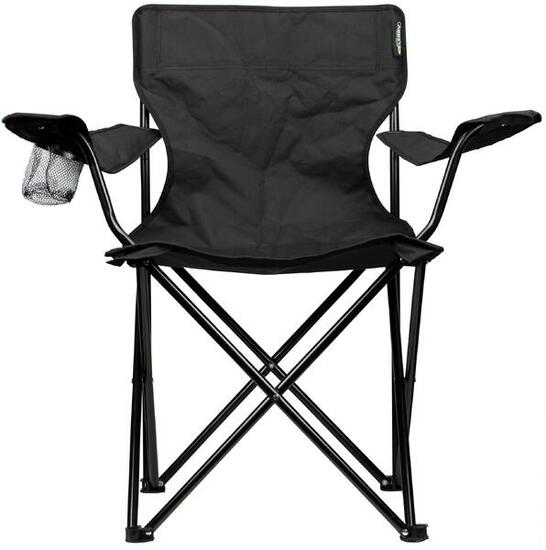 Abbey Camp Klappstuhl schwarz 50 x 50 x 80 cm