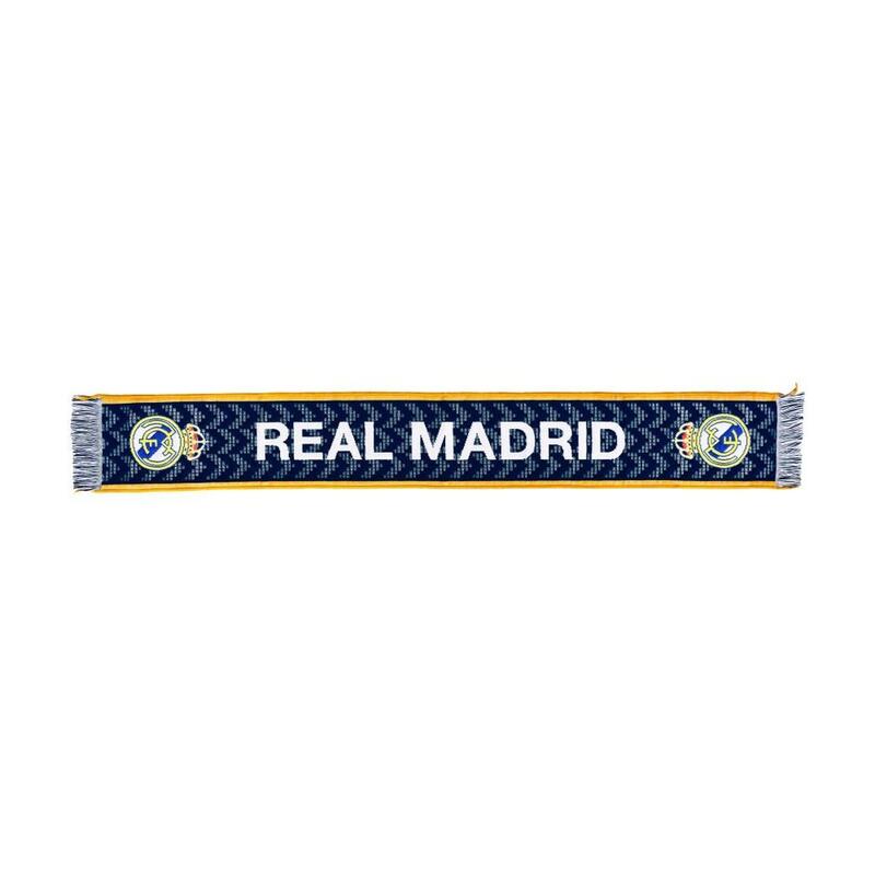 Fútbol Real Madrid Bufanda Telar Oficial Color Azulmarino-dorado. Medidas 120x20