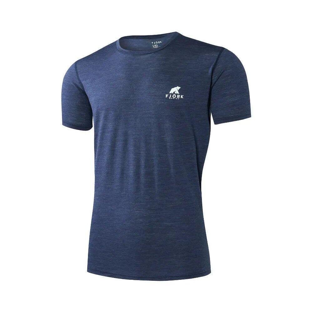 Merino-trekking-T-shirt voor heren 3/4