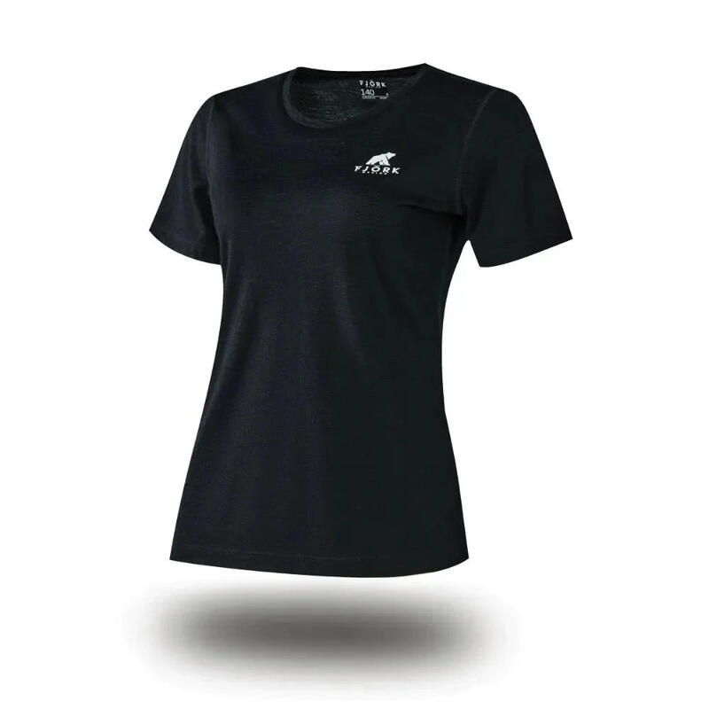 T-shirt de trekking en mérinos Femme