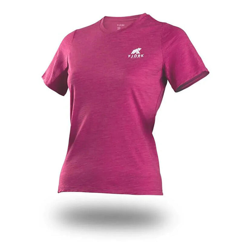 T-shirt de trekking en mérinos Femme