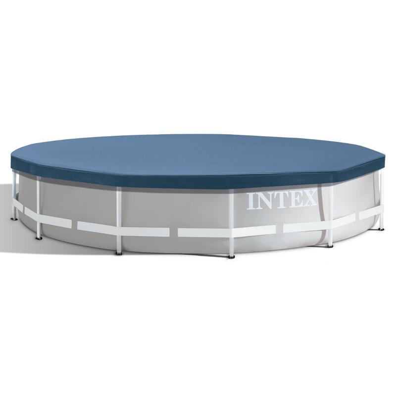 Piscine ronde à cadre prisme Intex 366x76 cm avec Accessoires - 267101