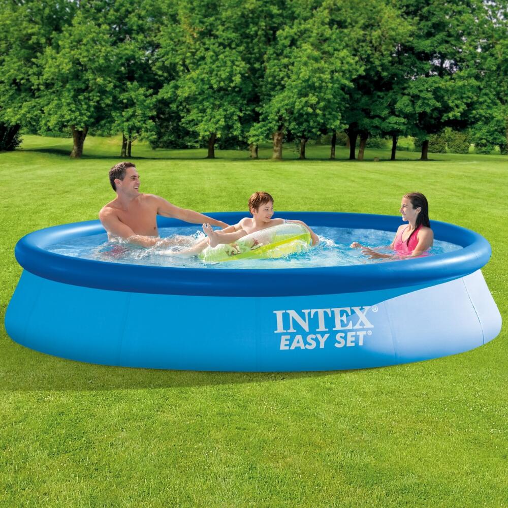 Intex Rond Opblaasbaar Zwembad - 366x76 cm met Accessoires - 2813219 2/6