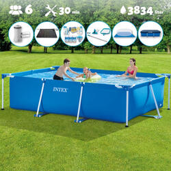 Piscine rectangulaire Intex 300x200x75 cm avec Accessoires - 2827297