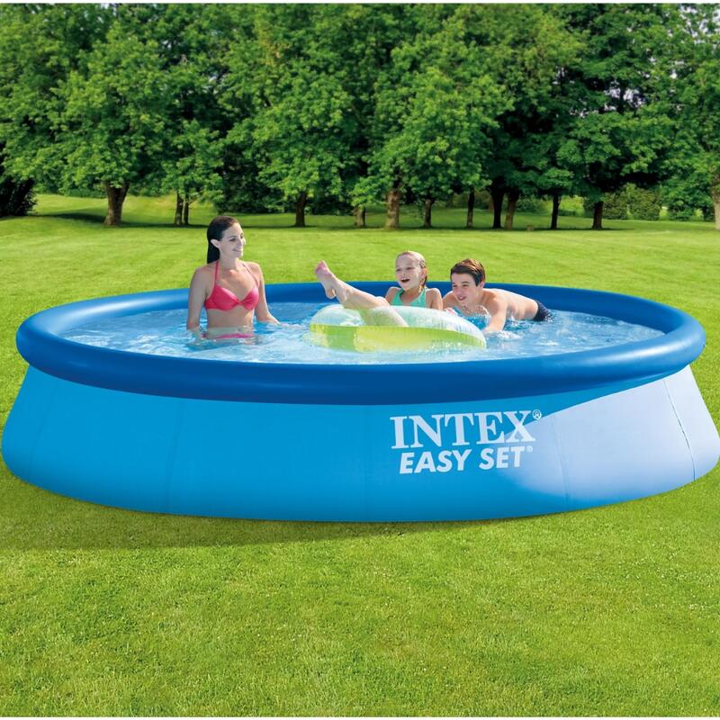 Piscine Gonflable Ronde Intex - 396x84 cm avec Accessoires - 2814311